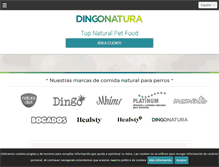 Tablet Screenshot of dingonatura.com
